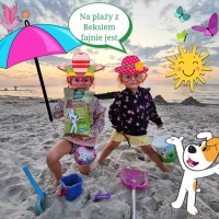 Na plaży z Reksiem 