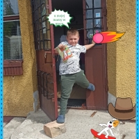 Adaś jak Spiderman 