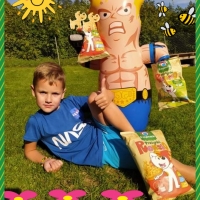 Oktawian  i relax z Reksiem.