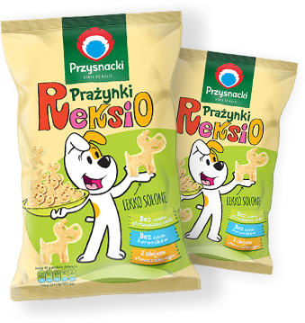Przysnacki Reksio prażynki lekko solone